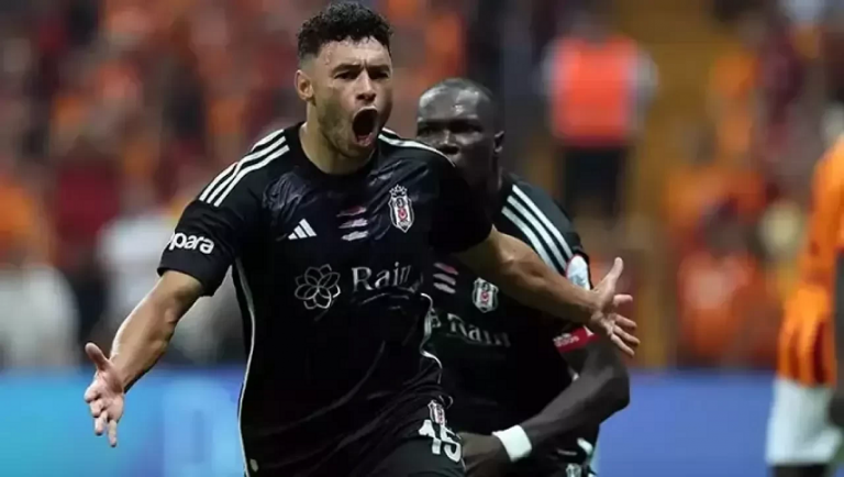 Beşiktaş'lı futbolcu Alex Oxlade Chamberlain'in sağ diz iç yan bağında gerilme ve ödem